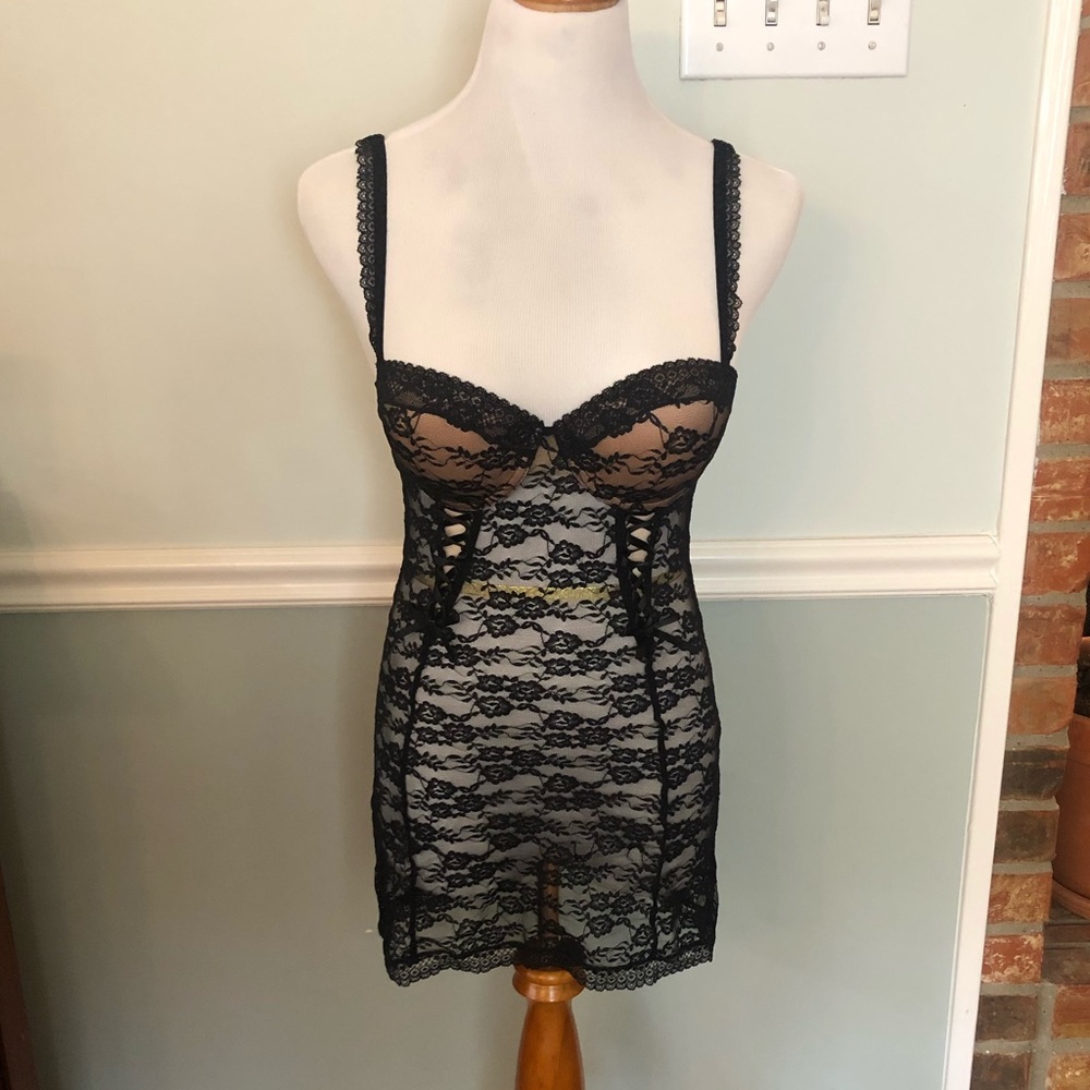 🍁3/$20 Adore Me Black Chemise
